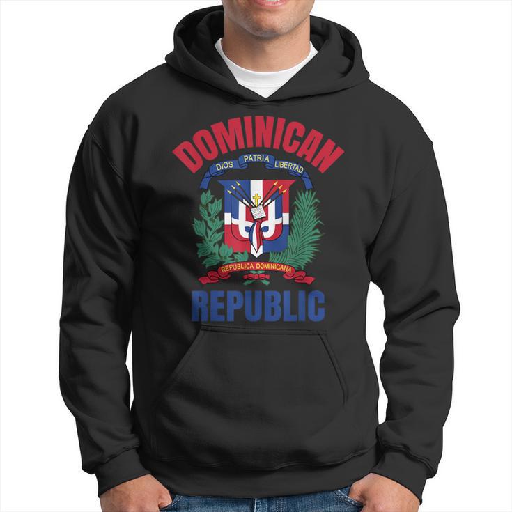 Dominican Republic Flag National Emblem Republica Dominicana Hoodie