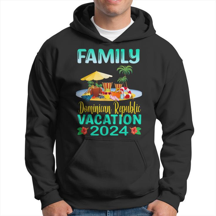 Dominican Republic Vacation 2024 Retro Matching Family Group Hoodie