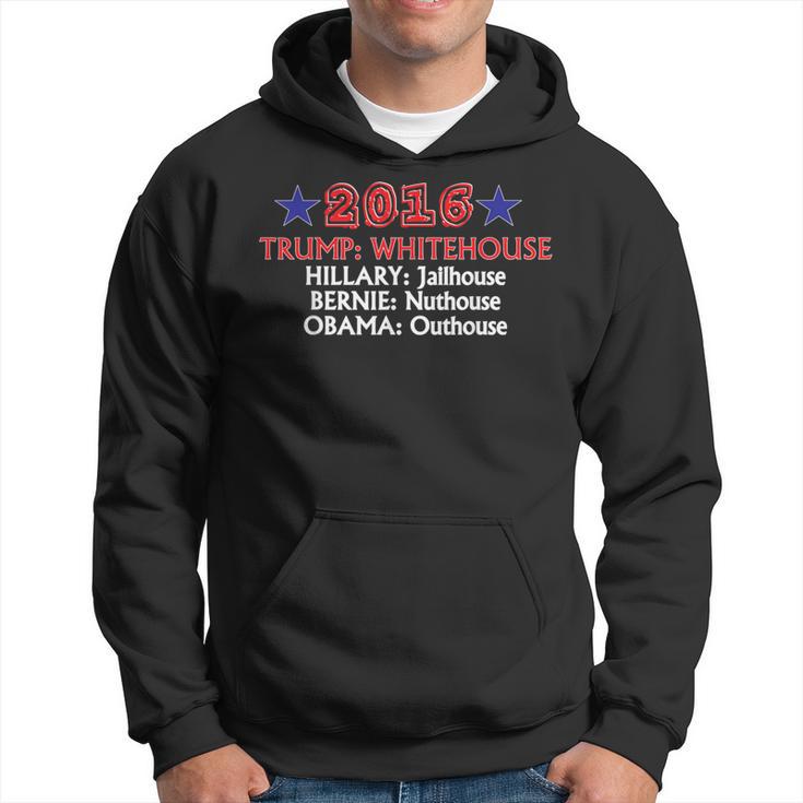 Donald Trump Whitehouse 2016 Parody ElectionHoodie