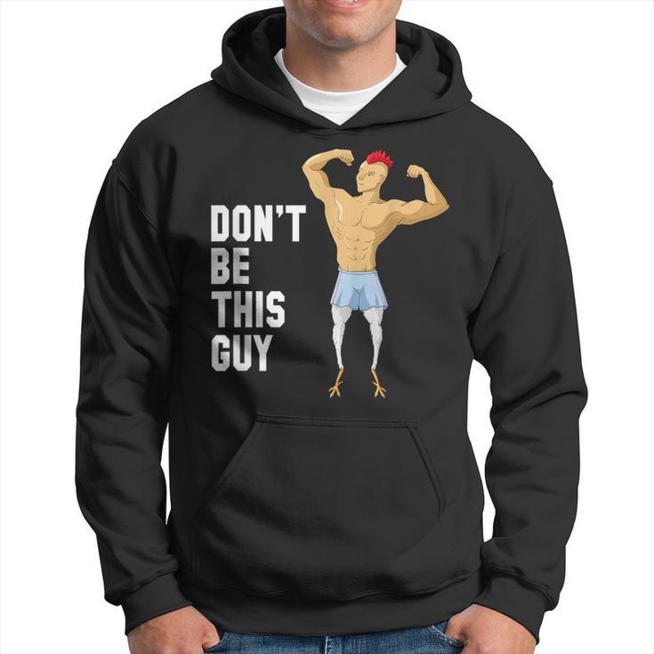 Don't Skip Leg Day Gym Illustration Hoodie