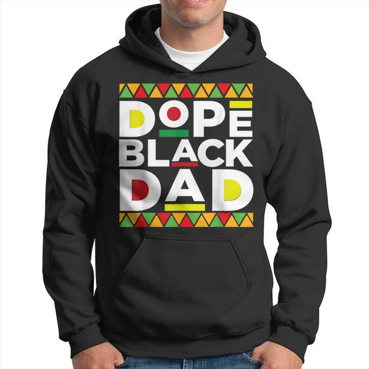 Dope Black Dad Afro American African Fathers Day Junenth Hoodie