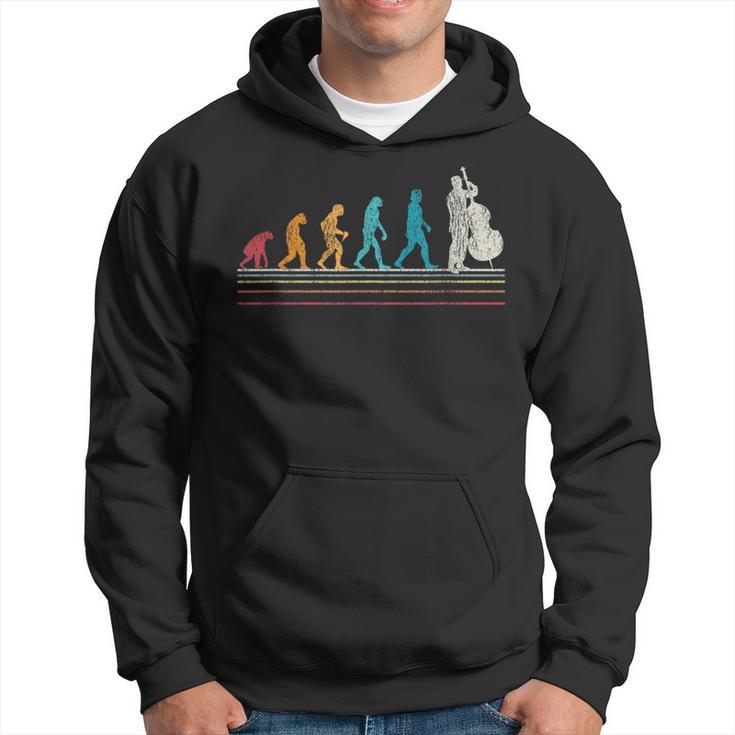 Double Bass Evolution I Double Bass I Retro Vintage Hoodie