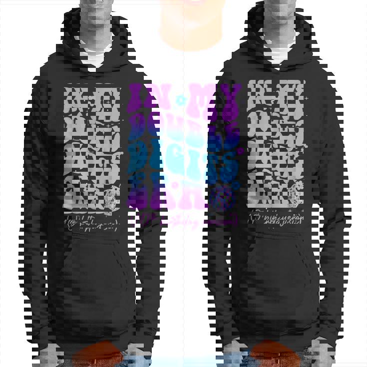 In My Double Digits Era Retro 10 Year Old 10Th Birthday Hoodie
