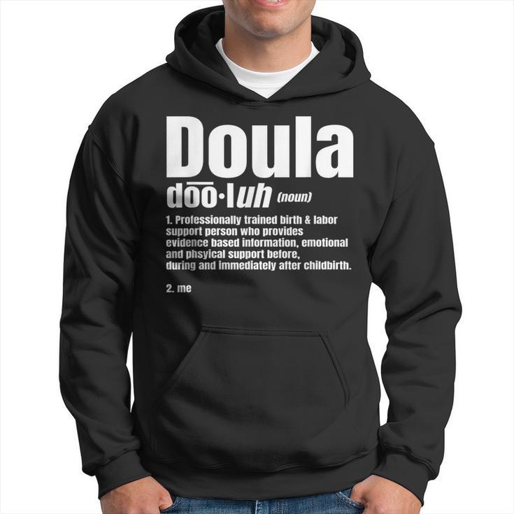 Doula Noun Birth Companion Childbirth Post-Birth Supporter Hoodie