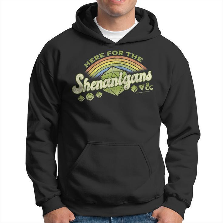 Dungeons & Dragons Here For The Shenanigans St Patrick's Hoodie