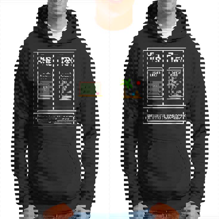 I Am Earning A Summerbreak Teach Then Beach Teacher Hoodie