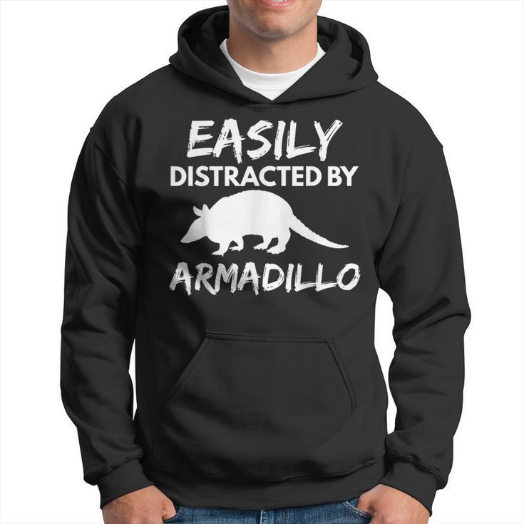 Easily Distracted Armadillo Animal Lover Hoodie