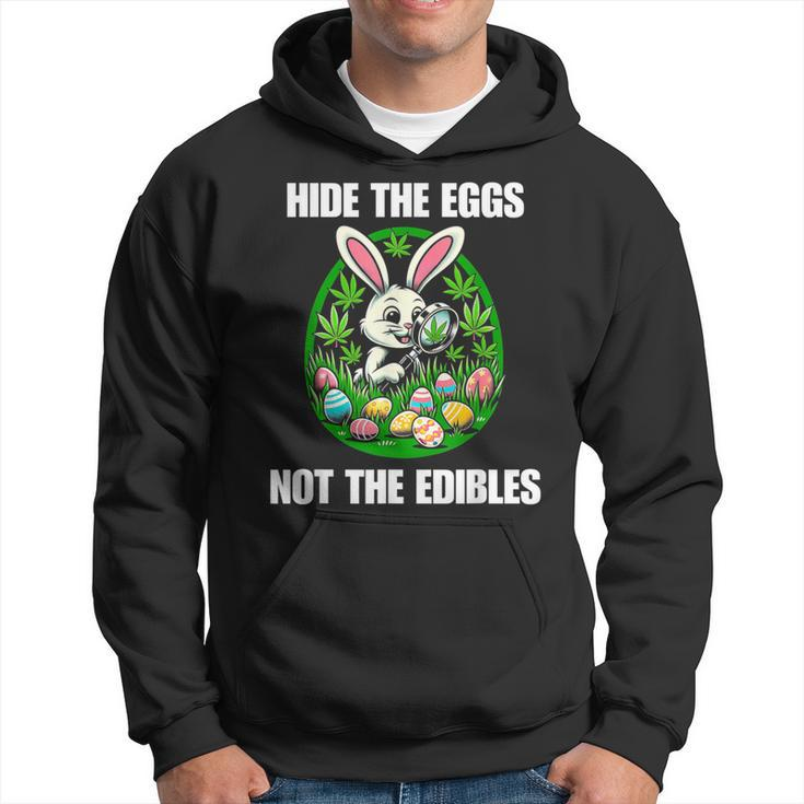 Easter Bunny Egg Edibles 420 Cannabis Stoner Weed Lover Hoodie