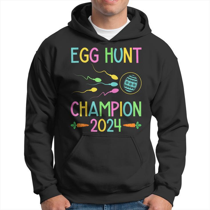 Easter Egg Hunt Champion Dad Pregnancy Announcement Hoodie