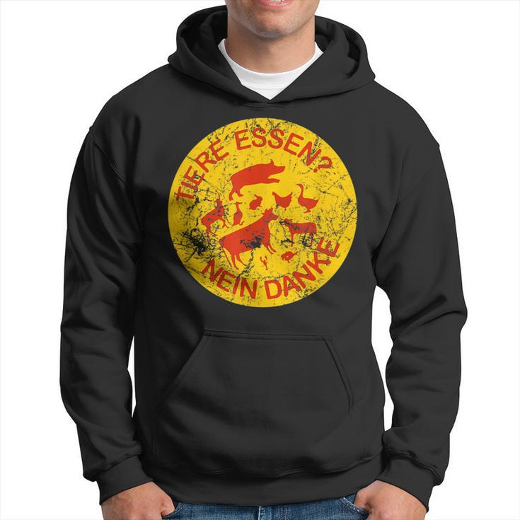 Eat Animals No Thank You Animal Rights Protest Hoodie