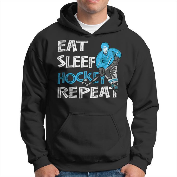 Eat Sleep Hockey Repeat For Boys And Hoodie