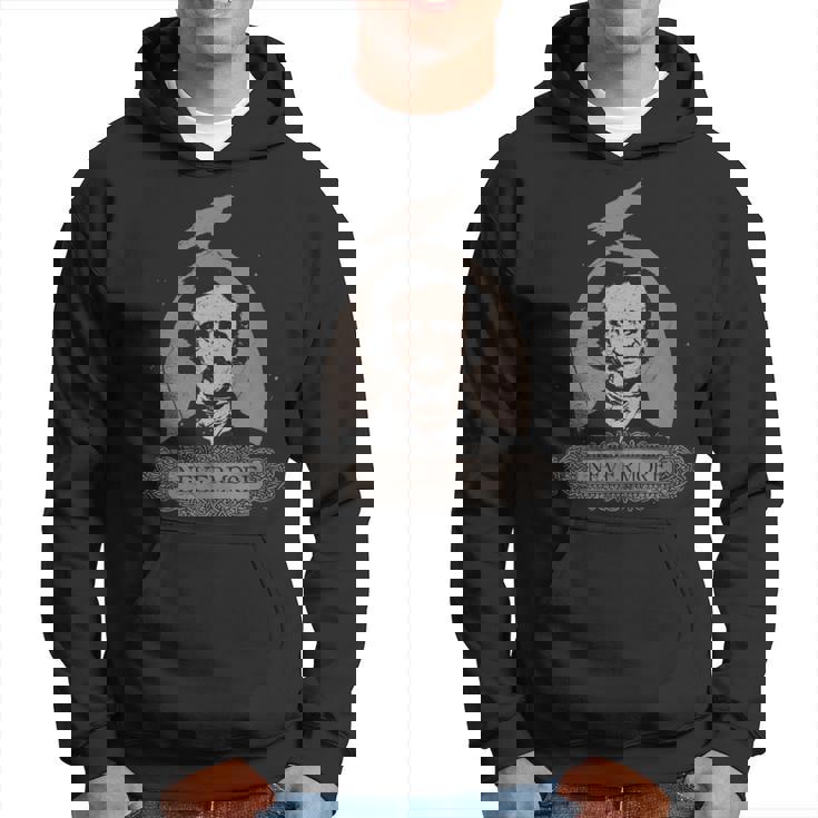 Edgar Allan Poe Cuervo Gótico Nunca Más Oculto Inglés Horror Sudadera