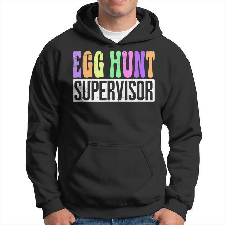 Egg Hunt Supervisor Egg Hunting Squad Moms Easter Hoodie