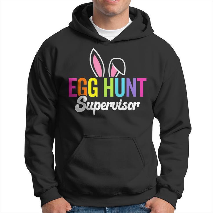 Egg Hunt Supervisor Matching Easter Rabbit Ears Egg Hunter Hoodie