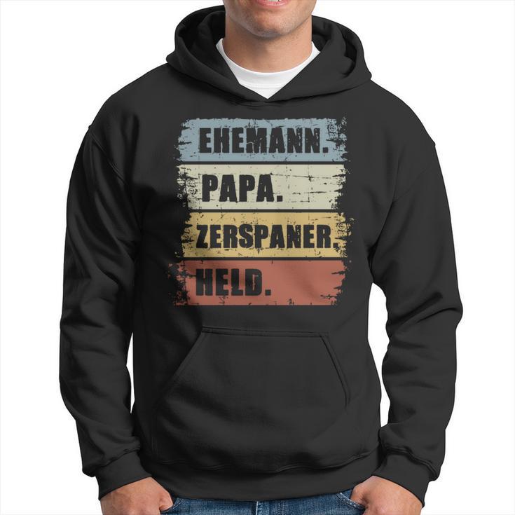 Ehemann Papa Zerspaner Held Zerspanungsmechanikeratertag Kapuzenpullover