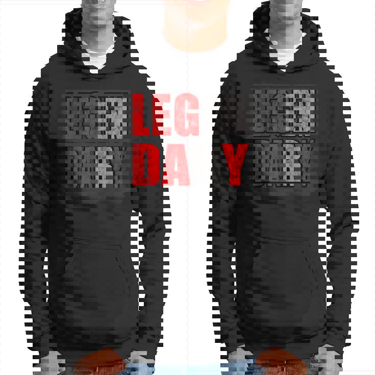 El Entrenamiento Del Culturismo Leg Day Gym Sudadera
