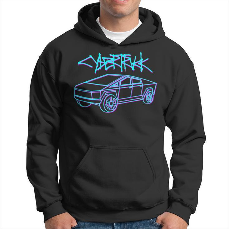 Electric Cyber Pick-Up Truck Full Self-Driving Autopilot Hoodie