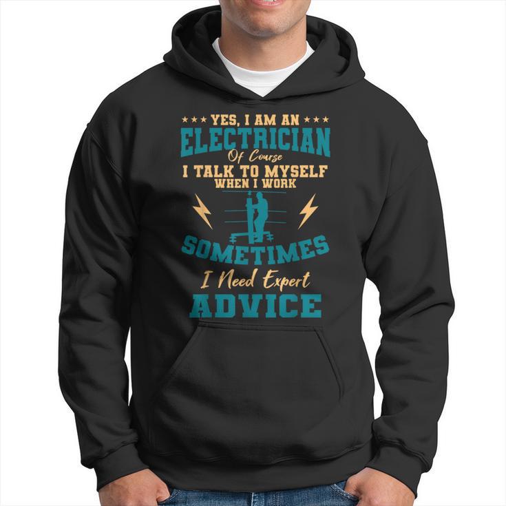 Electrician Electricity Lineman Wiring Electrical Engineer Hoodie