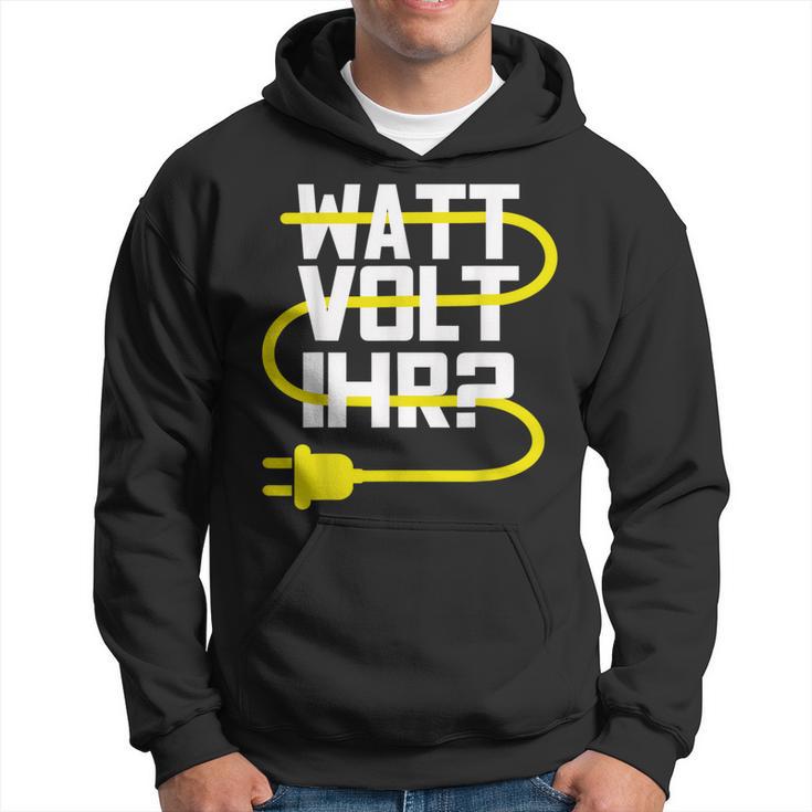 Electronic Electrician Watt Volt Her Hoodie