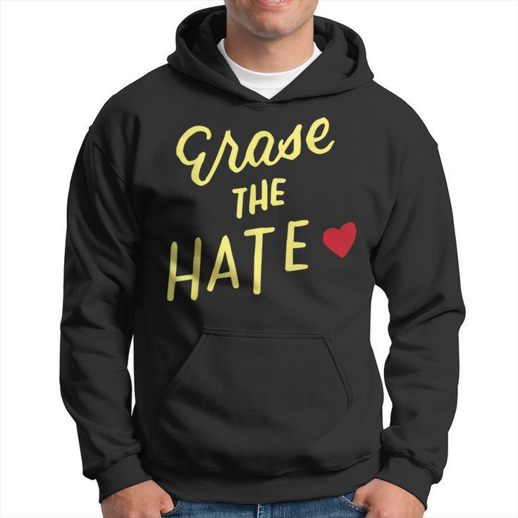 End Racism Erase Hate Fight Racism Anti-Racism Anti-Bullying Hoodie