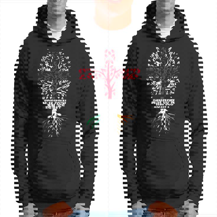 English Grown Irish Roots Irish Heritage Hoodie