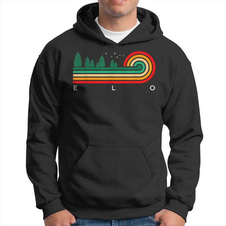 Evergreen Vintage Stripes Elo Wisconsin Hoodie