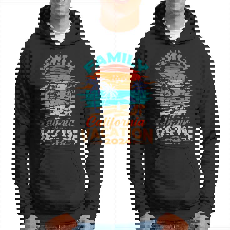 Family California Vacation 2024 Summer Beach Trip Group Hoodie