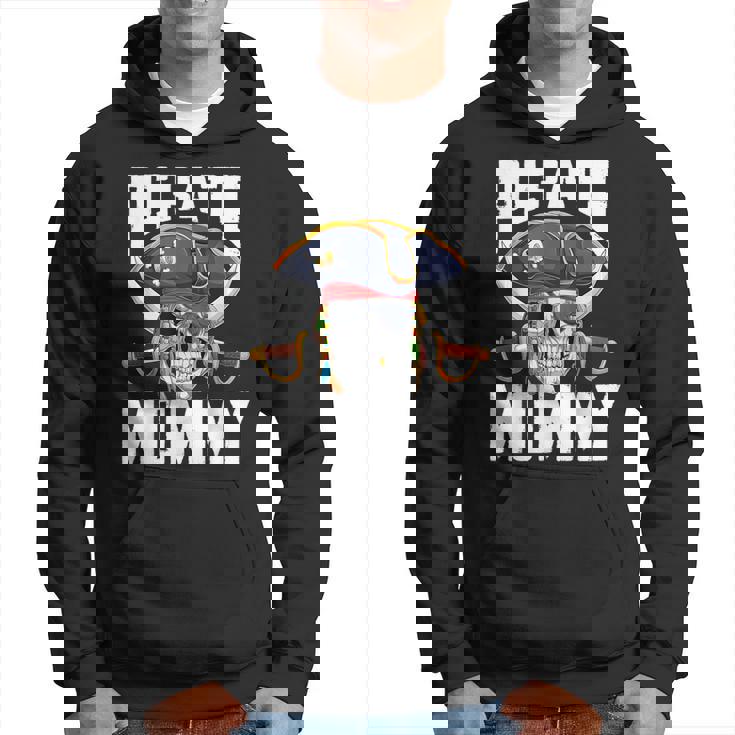 Family Skull Pirate Mommy Jolly Roger Crossbones Flag Hoodie