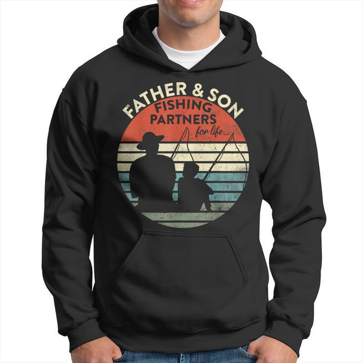 Fathers Day Fishing For Dad Fathers Day From Son Fishing Hoodie