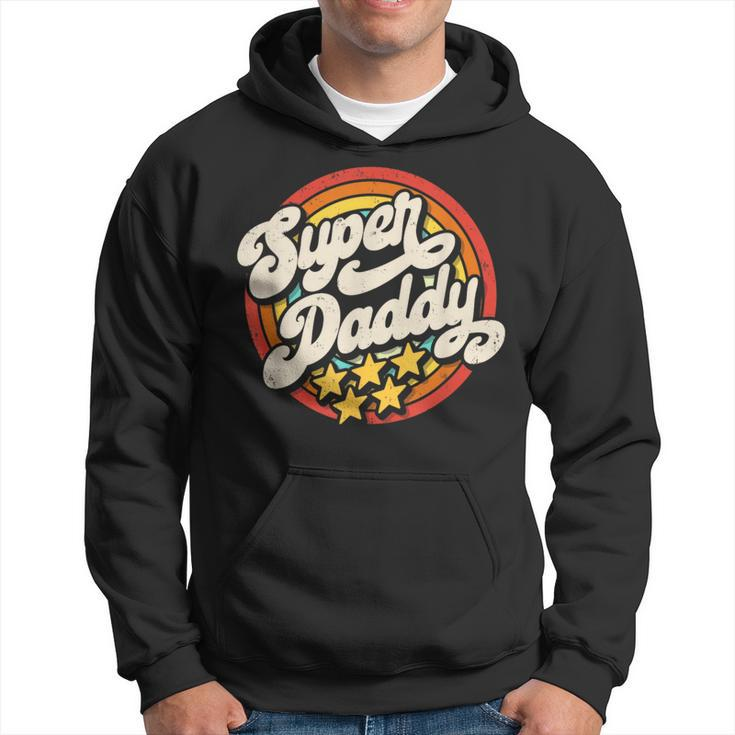 Father's Day Present Super Daddy For Best Dad Superdaddy Hoodie