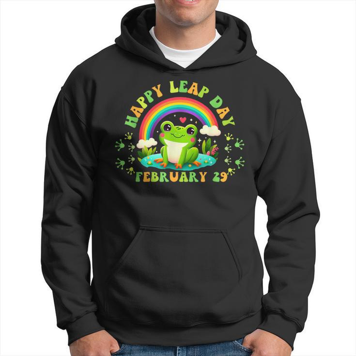 February 29Th Leap Day Frog Cute Matching Leap Year 2024 Hoodie
