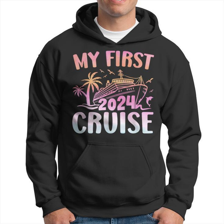 My First Cruise 2024 Vacation Matching Family Cruise Ship Hoodie