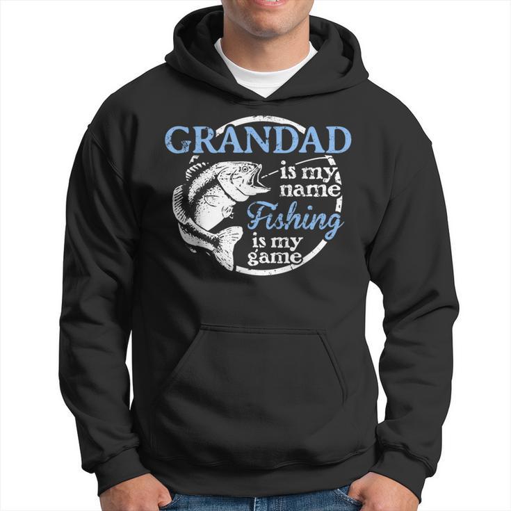 Fishing Grandad Fathers Day For Dad Fisherman Hoodie