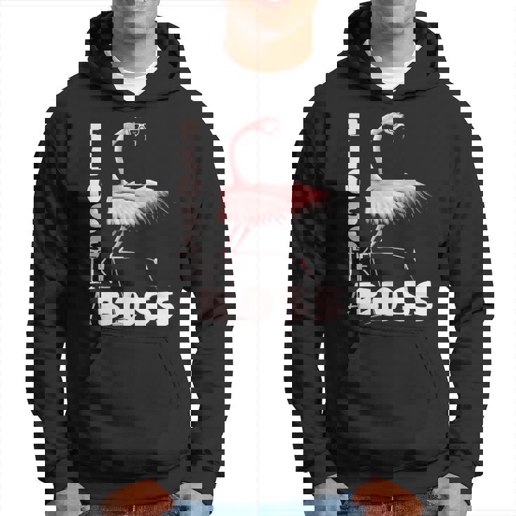 Floss Like A Boss Flamingo Flossing Bird Hoodie