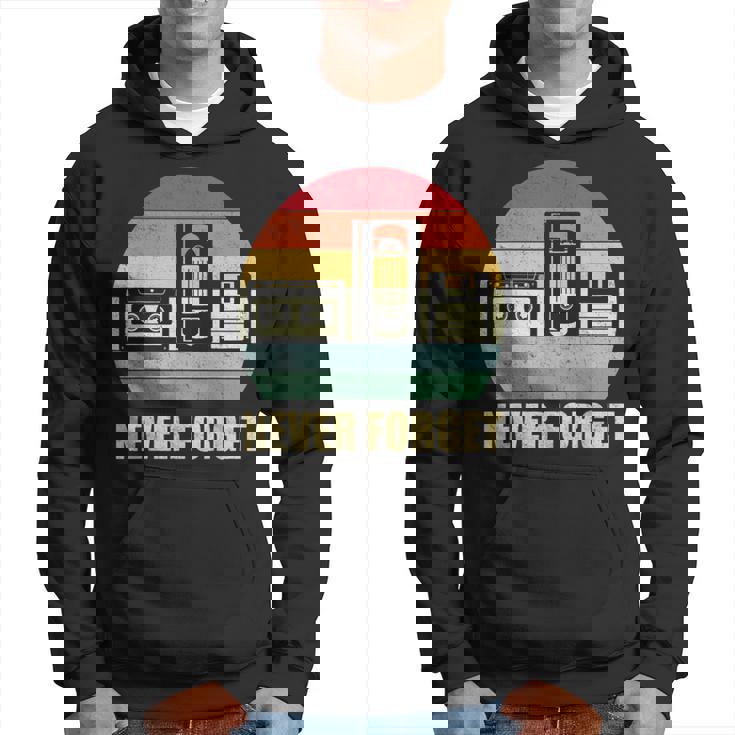Never Forget Audio Cassette 70S 80S 90S  Sudadera