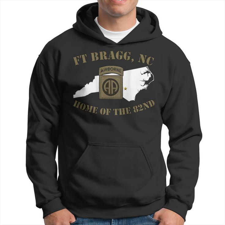 Fort Bragg Military Base-Army Post- On Back Hoodie