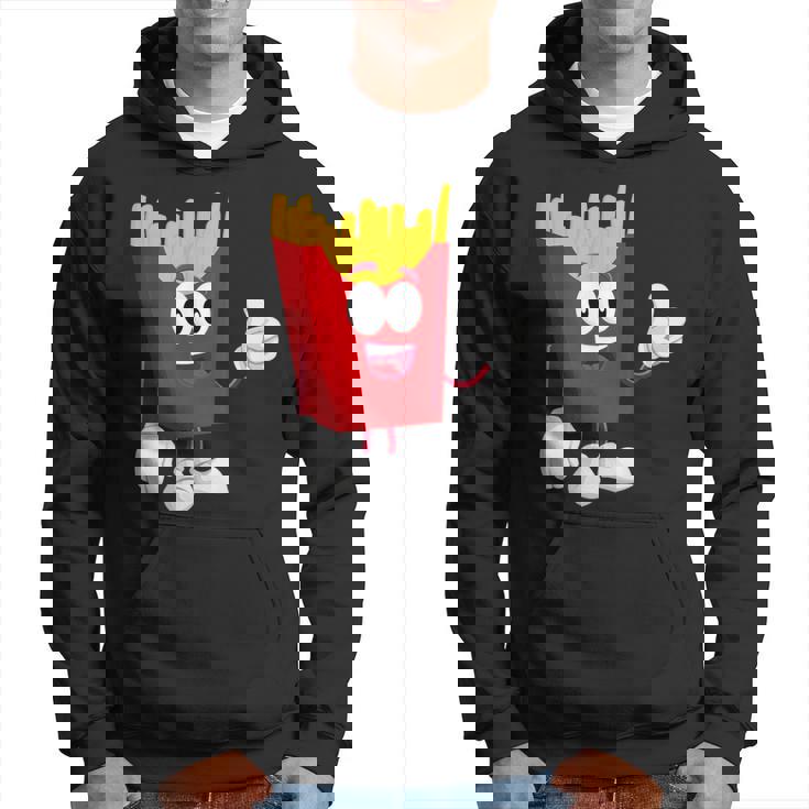 French Fries Ketchup Fast Food Lover Fancy Dress Costume Hoodie