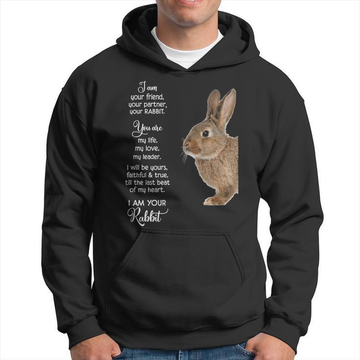I Am Your Friend I Am Your Rabbit Hoodie