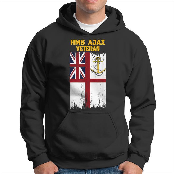 Frigate Hms Ajax F114 Warship Veterans Day Father Grandpa Hoodie