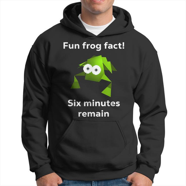 Fun Frog Fact Six Minutes Remain Cursed Frog Hoodie