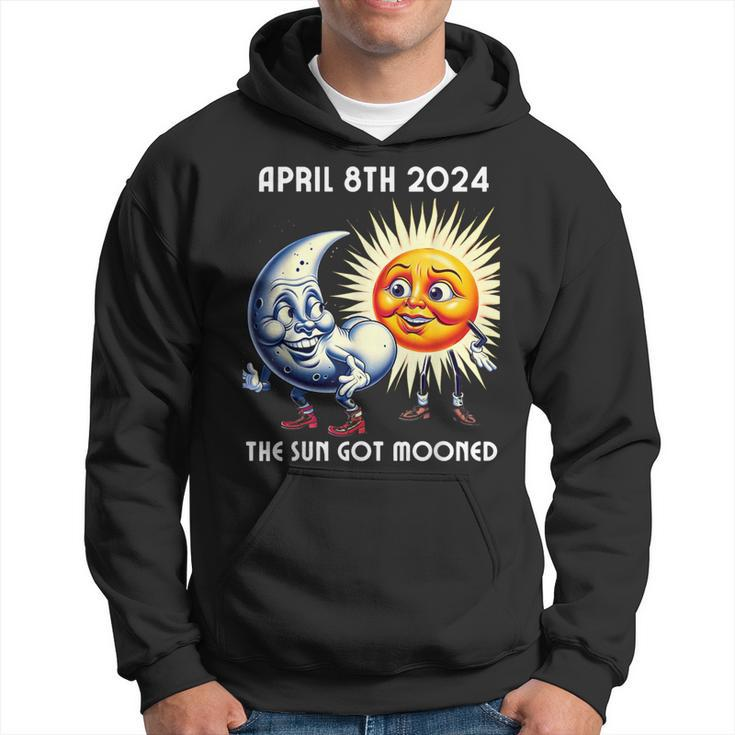 America Solar Eclipse 2024 40824 The Sun Got Mooned Hoodie