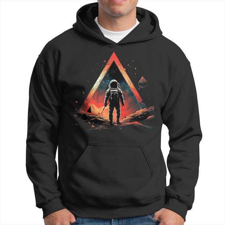 Astronaut With Planets In Solar System Spaceman Hoodie