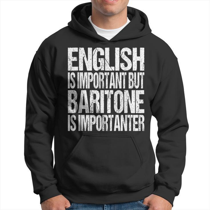 Baritone Quote Choir Orchestra Music Lover Hoodie