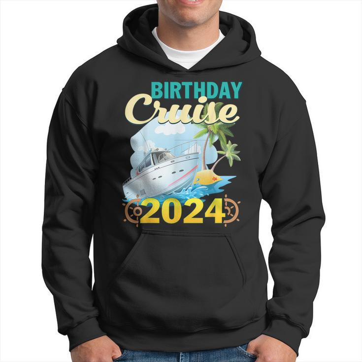 Birthday Cruise Squad 2024 Vacation Matching Family Hoodie