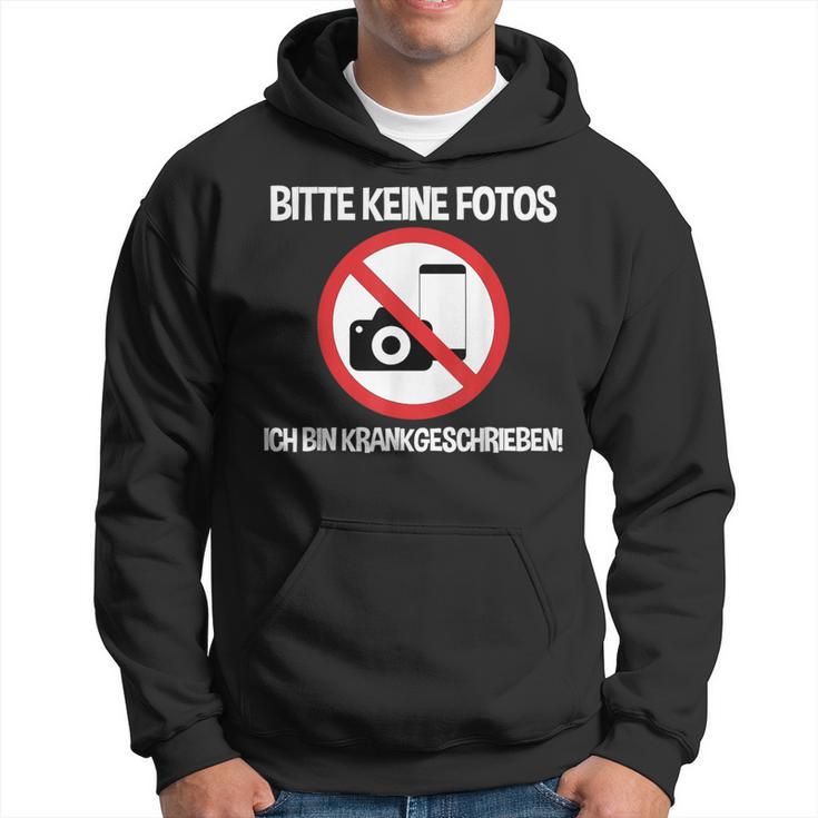 Bitte Keine Fotos Bitte Keine Fotos German Lang Black Hoodie