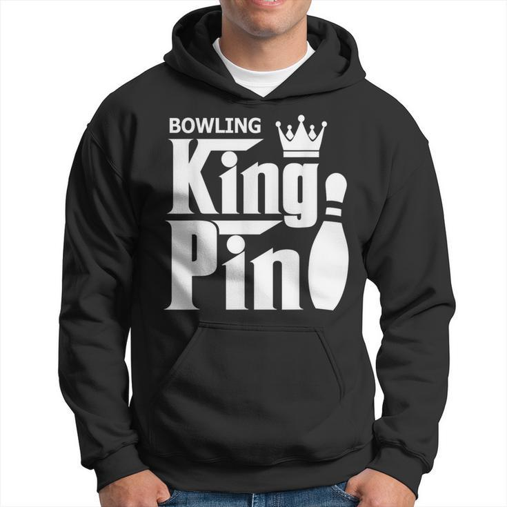 Bowling King Pin Bowling League Team Hoodie