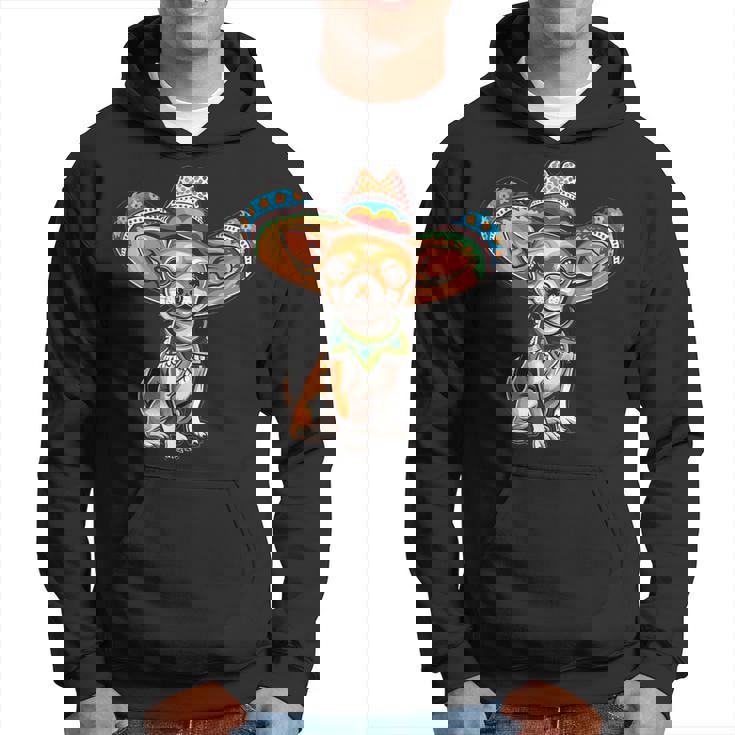Cinco De Mayo Chihuahua Graphic Hoodie