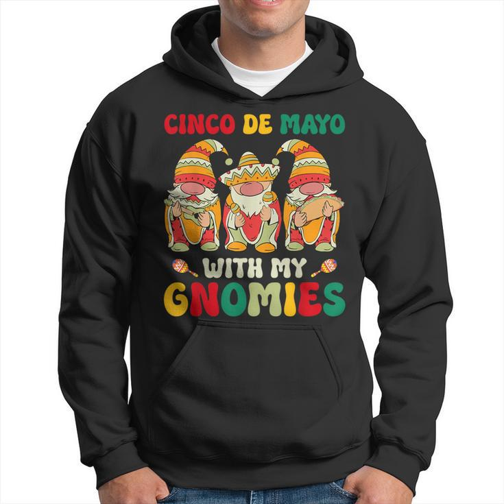 Cinco De Mayo With My Gnomies Trio Gnomes Boys Girls Hoodie