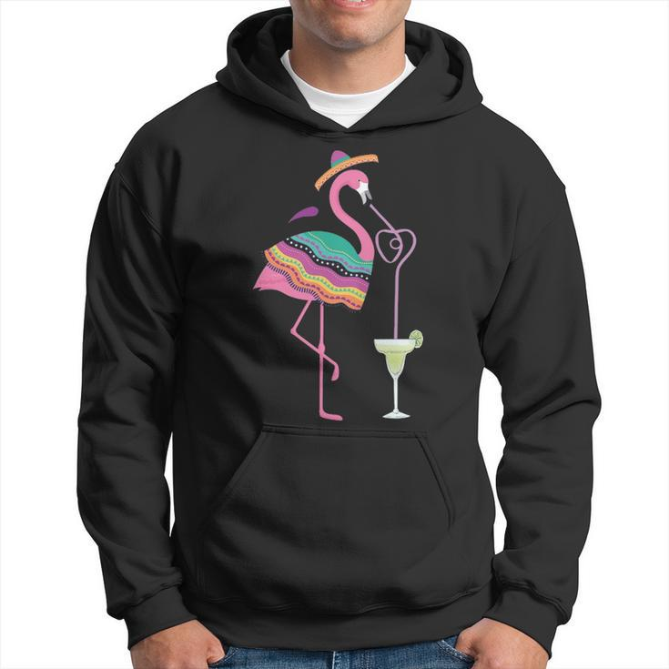 Cinco De Mayo Margarita Flamingo Drinking T Hoodie