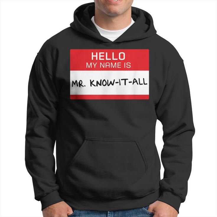 Dad Husband Brother Mr Know It All Hoodie